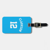 Softball Bag Tag Bagagelabel (Voorkant horizontaal)