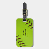 Softball-Bagagelabel Bagagelabel (Voorkant verticaal)
