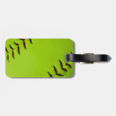 Softball-Bagagelabel Bagagelabel (Achterkant horizontaal)