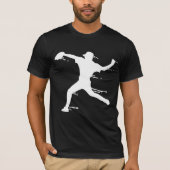 Softball Baseball Player T-Shirt (Voorkant)