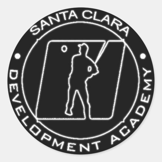 Softball Bat Sticker (Voorkant)