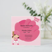 Softball Batter Kaart (Staand voorkant)