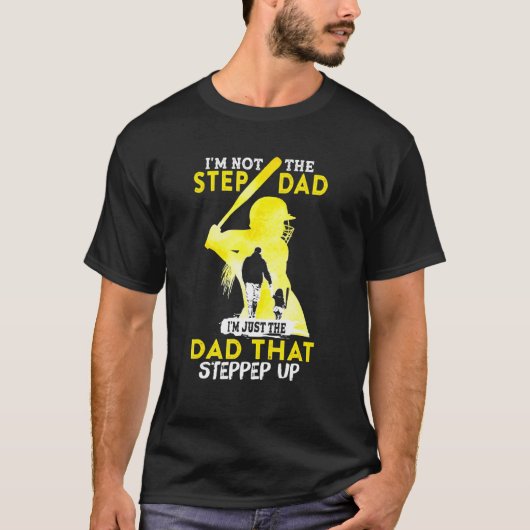 Softball Best Step Pathers Day Apparel T-shirt (Voorkant)