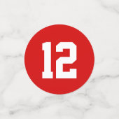 Softball Birthday Party Confetti (Kleine voorkant)