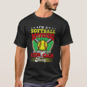 Softball Boyvriend doet dat niet rustig doen T-shirt (Voorkant)