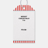 Softball-cadeaus voor kerstcadeaus cadeaulabel (Achterkant)