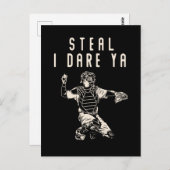 Softball Catcher Kinder Funny Baseball Player Humo Briefkaart (Voorkant / Achterkant)