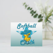 Softball Chick #7 Briefkaart (Staand voorkant)