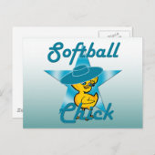 Softball Chick #7 Briefkaart (Voorkant / Achterkant)