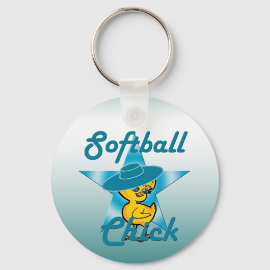 Softball Chick #7 Sleutelhanger (Voorkant)