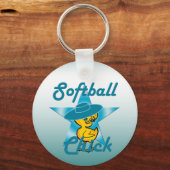 Softball Chick #7 Sleutelhanger (Voorkant)