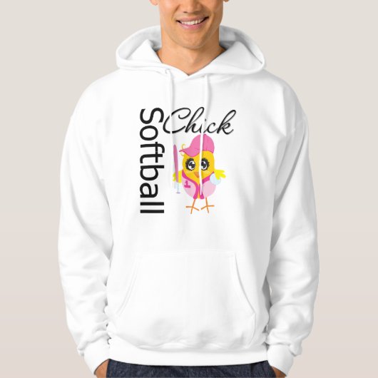 Softball Chick Hoodie (Voorkant)