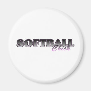 Softball Chick Magneet
