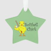 Softball Chick Ornament (voorkant)