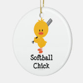 Softball Chick Ornament (Links)