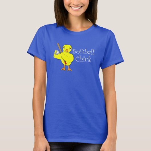 Softball Chick T-shirt (Voorkant)