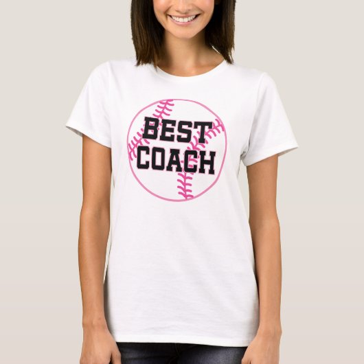 Softball Coach (beste) Gift T-shirt (Voorkant)