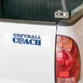 Softball Coach Bumpersticker (Op Truck)