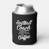 Softball Coach-taaktitel Cadeau Blikjeskoeler (Blikje Voorkant)