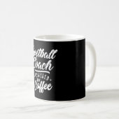 Softball Coach-taaktitel Cadeau Koffiemok (Voorkant rechts)