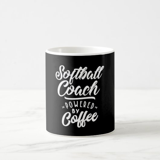 Softball Coach-taaktitel Cadeau Koffiemok (Center)