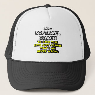 Softball Coach...veronderstel dat ik nooit verkeer Trucker Pet