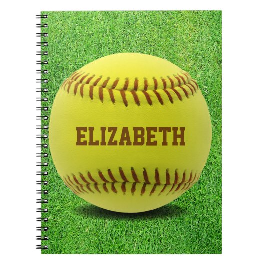 Softball Custom Ball Carnet (Devant)