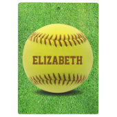 Softball Custom Ball-klembord Klembord (Achterkant)