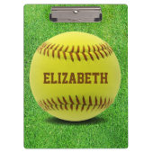 Softball Custom Ball-klembord Klembord (Voorkant)