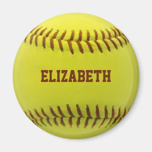 Softball Custom Ball Magnet Magneet