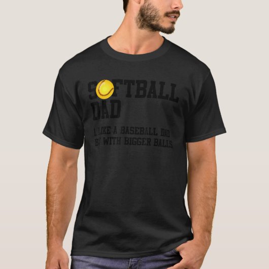 Softball Dad Definition   T-shirt (Voorkant)