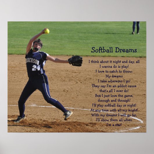 Softball Dreams Poster (Voorkant)