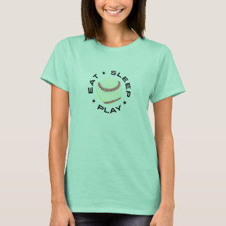 Softball - Eat Sleep Play T-shirt