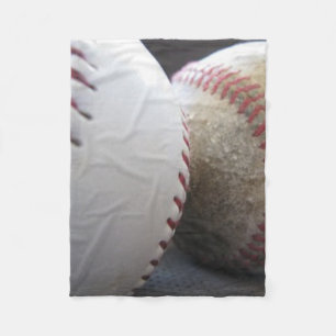 Softball en honkbal fleece deken
