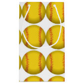 Softball Gift Bag Klein Cadeauzakje (Achterkant)