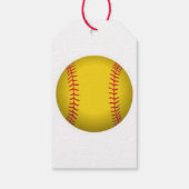 Softball Gift Label Cadeaulabel (Achterkant)
