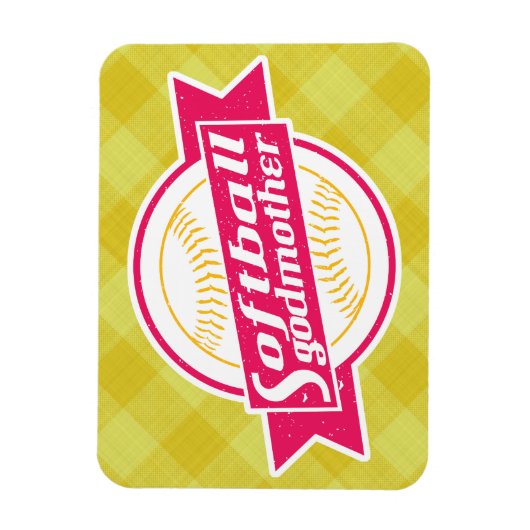 Softball Godmère Magnet (Vertical)