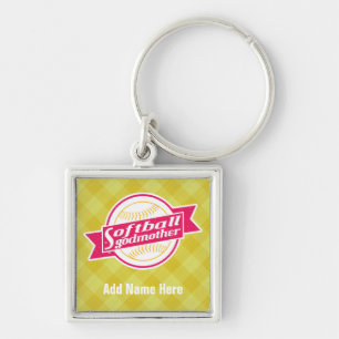  Softball Godmoeder Keyring Sleutelhanger