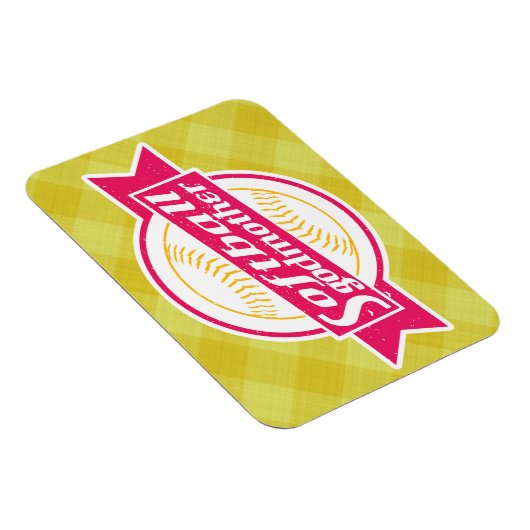 Softball Godmoeder Magnet Magneet (Rechterzijde)