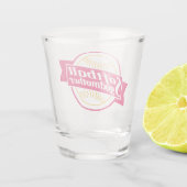 Softball Godmoeder Shot Glas (Achterkant)