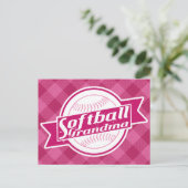 Softball Grandma Briefkaarten (Staand voorkant)