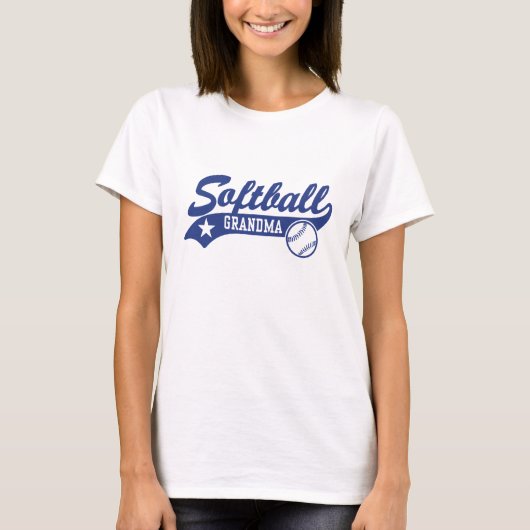 Softball Grandma T-shirt (Voorkant)