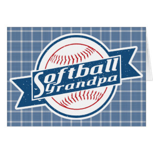 Softball Grandpa Kaart