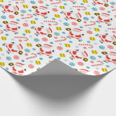 Softball Holiday Gift Wrapping Paper Cadeaupapier (Hoek)