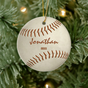 Softball-honkbal Keramisch Ornament