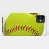 Softball IPhone-draagtas Case-Mate iPhone Case (Achterkant (horizontaal))
