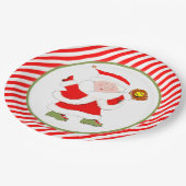 Softball Kerstfeest Papieren Bordje (Gekanteld)