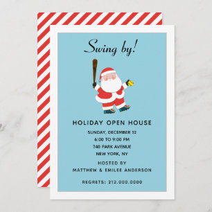 Softball-kerstfeestdag Kaart