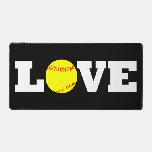 Softball Love Fastpitch Softball Player ou entraîn (Recto)