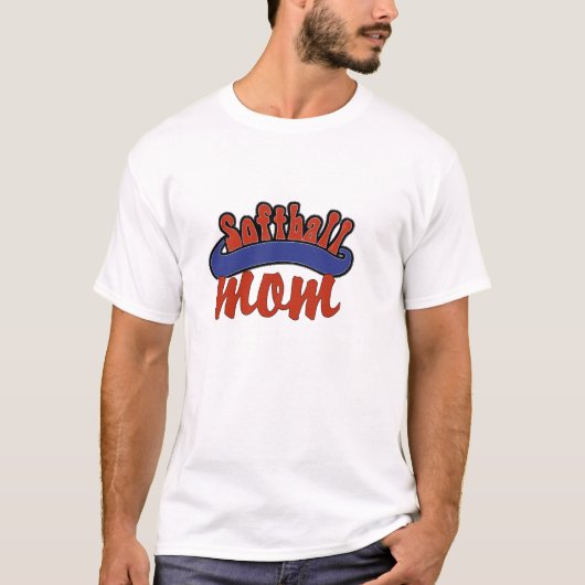 Softball Ma T-Shirt (Voorkant)